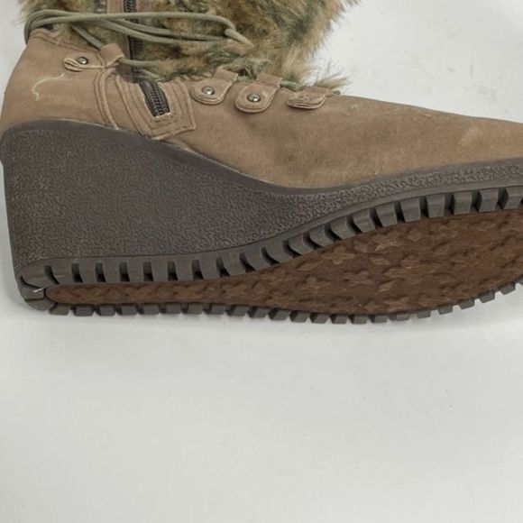 Rampage Brown Faux Leather‎ Jaxson Booties - Picture 6 of 6